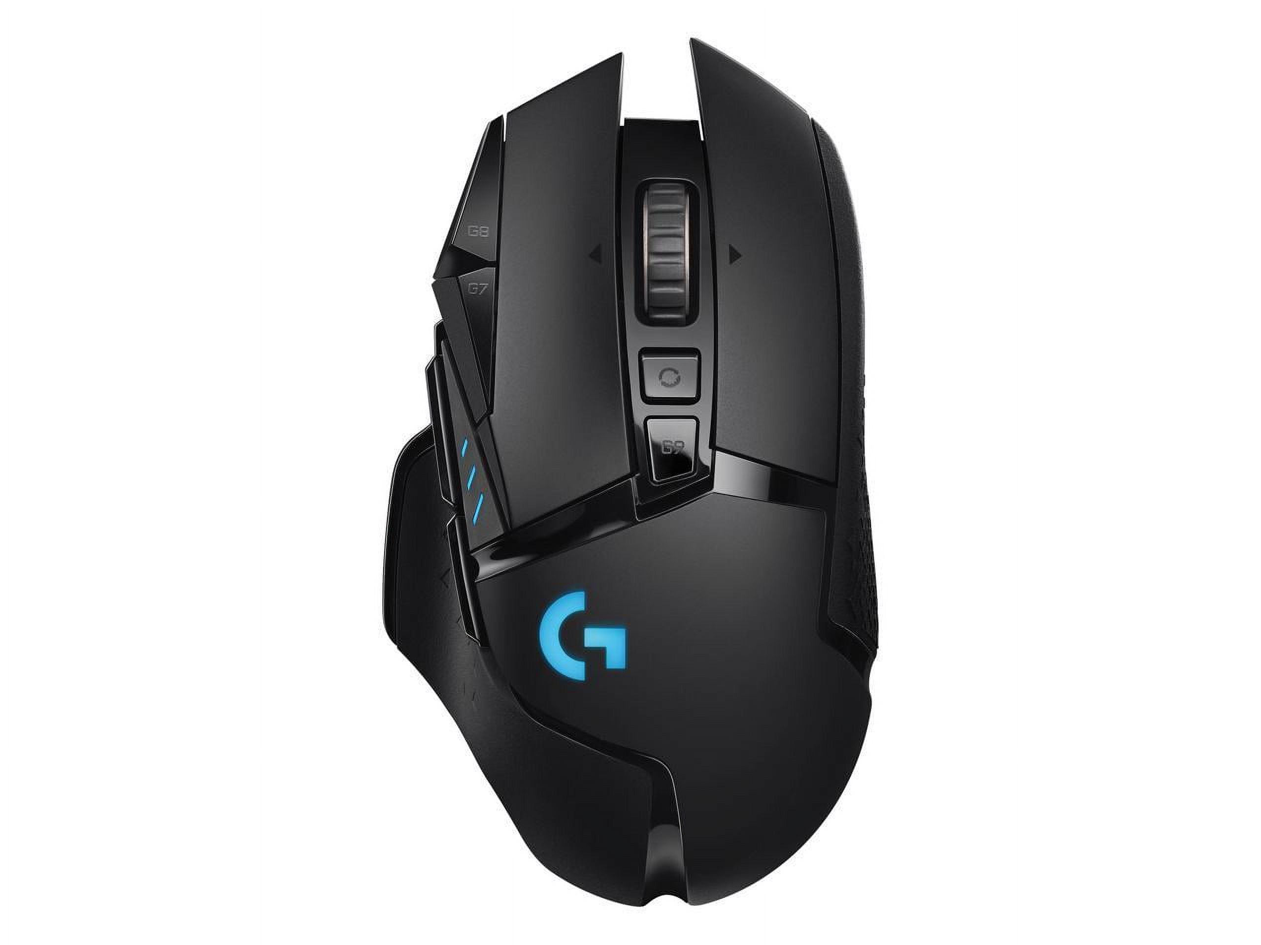 Logitech G502 LIGHTSPEED Wireless Gaming Mouse, HERO 25K Sensor, 25,600  DPI, RGB, Adjustable Weights, 11 Programmable Buttons, Long Battery Life