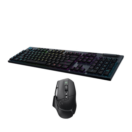 Logitech G502 X Corded Gaming Mouse (Black) + G G915 LIGHTSPEED Wireless RGB Mechanical Gaming Keyboard (GL Tactile)