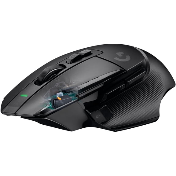 Logitech G502 X LIGHTSPEED Wireless Gaming Mouse - Optical mouse with LIGHTFORCE hybrid optical-mechanical switches, HERO 25K gaming sensor, compatible with PC - macOS/Windows - Black