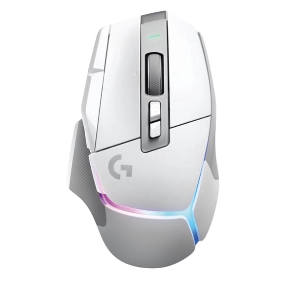 Logitech G502 X PLUS LIGHTSPEED Wireless RGB Gaming Mouse - Optical mouse with LIGHTFORCE hybrid switches, LIGHTSYNC RGB, HERO 25K gaming sensor, compatible with PC - macOS/Windows - White