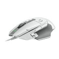 thumbnail image 1 of Logitech G502 X Wired Gaming Mouse - LIGHTFORCE hybrid optical-mechanical primary switches, HERO 25K gaming sensor, compatible with PC - macOS/Windows - White, 1 of 9