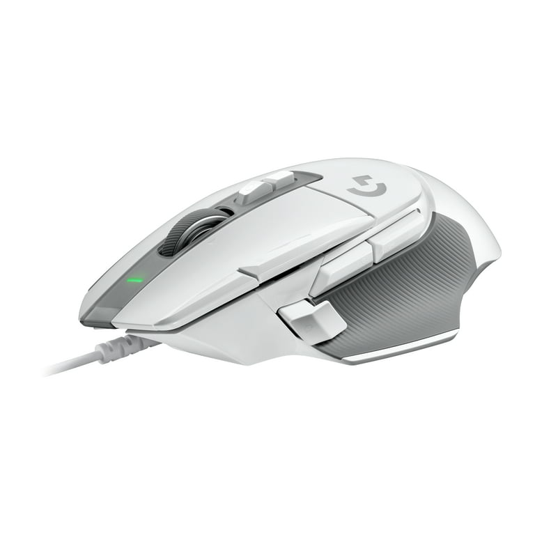 Logitech G502 X Gaming Mouse - LIGHTFORCE hybrid optical-mechanical primary switches, HERO 25K gaming sensor, compatible with PC - macOS/Windows - White - Walmart.com