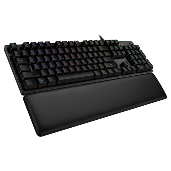 Logitech G513 Mechanical Gaming Corded Computer Keyboard for PC, Black