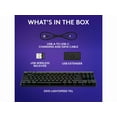 thumbnail image 1 of Logitech G515 LIGHTSPEED TKL Low Profile Wireless Gaming Keyboard - GL Red Linear Switches, LIGHTSYNC RGB, Thin Tenkeyless Design, PBT Keycaps - Black, 1 of 10
