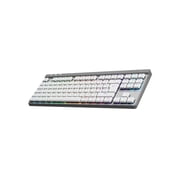 Logitech G515 LIGHTSPEED TKL Low Profile Wireless Gaming Keyboard - GL Brown Tactile Switches, LIGHTSYNC RGB, Thin Tenkeyless Design, PBT Keycaps - White