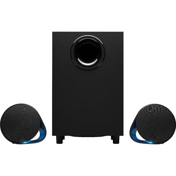 Logitech G560 Bluetooth 2.0 Channel Gaming Speaker with 2 x Satellite Speakers, 1 x Subwoofer with Power Cable, USB Cable, User Documentation, Black, 1 Pack