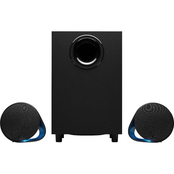 Logitech G560 Bluetooth 2.0 Channel Gaming Speaker with 2 x Satellite Speakers, 1 x Subwoofer with Power Cable, USB Cable, User Documentation, Black, 1 Pack