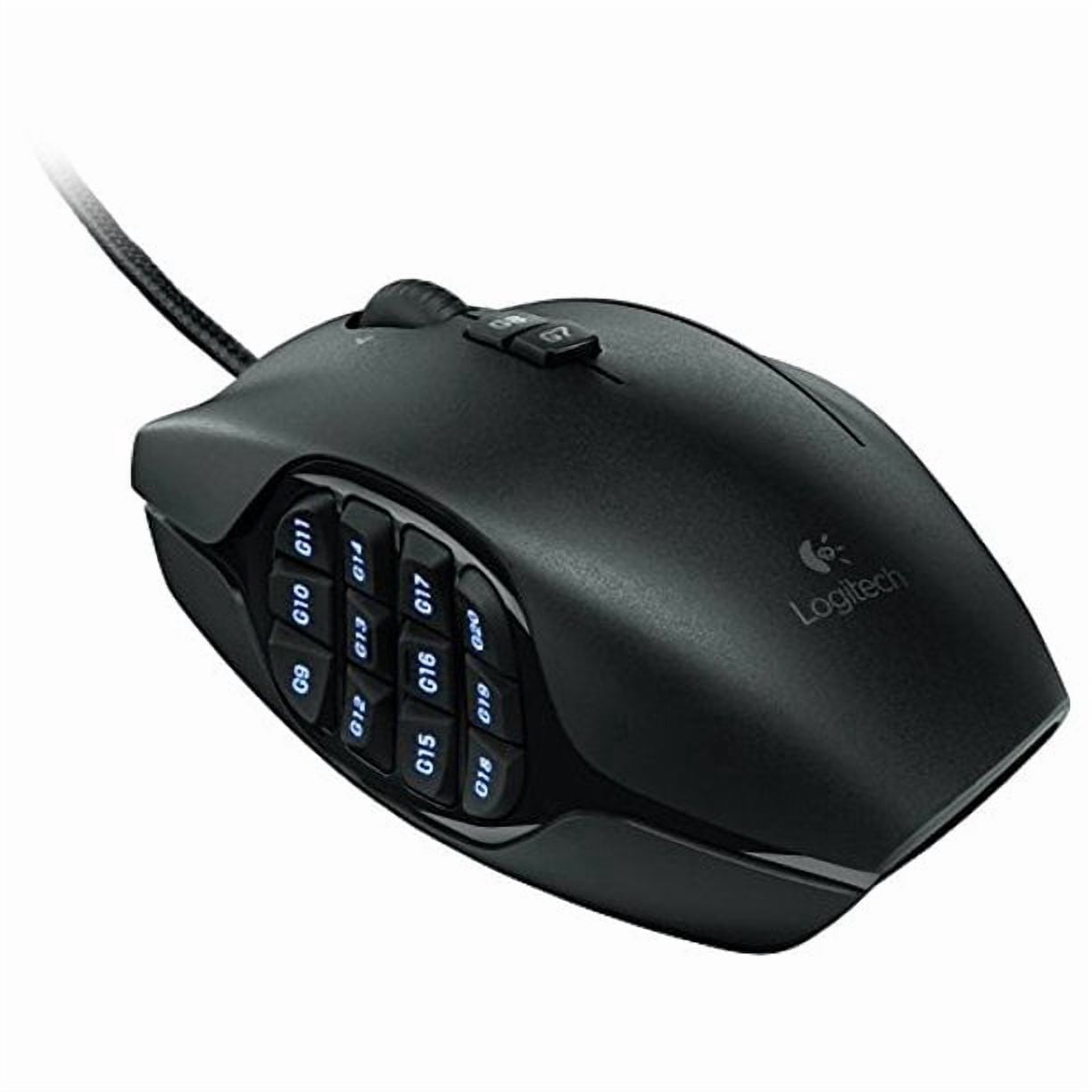 G600 Logicool G ゲーミングマウス Logitech G600 MMO Gaming Mouse, RGB Backlit, 20 Customizable