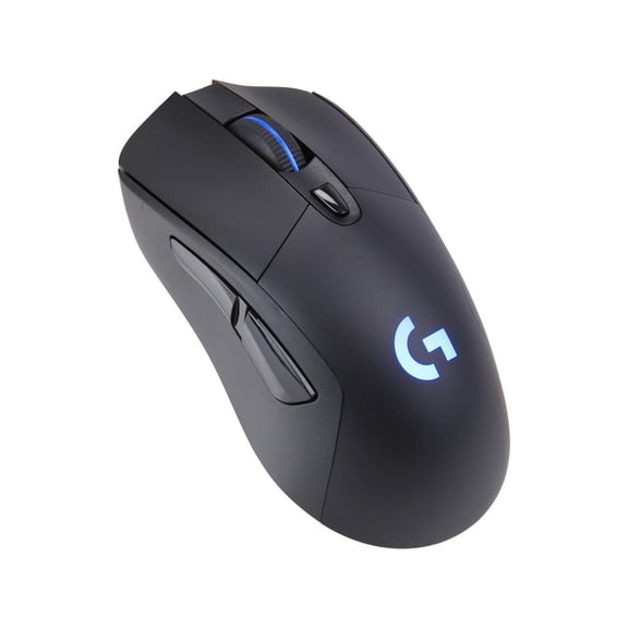 Logitech G703 LIGHTSPEED Wireless Gaming Mouse w/ HERO 25K Sensor, LIGHTSYNC RGB, POWERPLAY Compatible, Lightweight 95g+10g Optional, 100-25,600 DPI, Rubber Side Grips