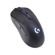 Logitech G703 LIGHTSPEED Wireless Gaming Mouse w/ HERO 25K Sensor, LIGHTSYNC RGB, POWERPLAY Compatible, Lightweight 95g+10g Optional, 100-25,600 DPI, Rubber Side Grips