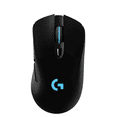 thumbnail image 1 of Pre-Owned Logitech G703 LIGHTSPEED Wireless Gaming Mouse w/ HERO 25K Sensor, LIGHTSYNC RGB, POWERPLAY Compatible, Lightweight 95g+10g Optional, 100-25,600 DPI, Rubber Side Grips, 1 of 1