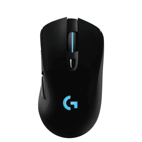 Pre-Owned Logitech G703 LIGHTSPEED Wireless Gaming Mouse w/ HERO 25K Sensor, LIGHTSYNC RGB, POWERPLAY Compatible, Lightweight 95g+10g Optional, 100-25,600 DPI, Rubber Side Grips