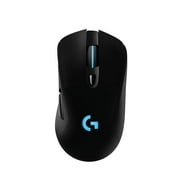 Logitech G703 LIGHTSPEED Wireless Gaming Mouse w/ HERO 25K Sensor, LIGHTSYNC RGB, POWERPLAY Compatible, Lightweight 95g+10g Optional, 100-25,600 DPI, Rubber Side Grips