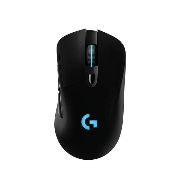 Pre-Owned Logitech G703 LIGHTSPEED Wireless Gaming Mouse w/ HERO 25K Sensor, LIGHTSYNC RGB, POWERPLAY Compatible, Lightweight 95g+10g Optional, 100-25,600 DPI, Rubber Side Grips