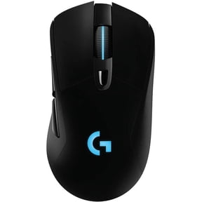 Logitech G703 Lightspeed Wireless Gaming Mouse W/Hero 25K Sensor, PowerPlay Compatible, Lightsync RGB, Lightweight 95G+10G Optional, 100-25, 600 DPI, Rubber Side Grips - Black