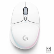Logitech G705 Wireless Gaming Mouse, Customizable LIGHTSYNC RGB Lighting, LIGHTSPEED Wireless, Bluetooth Connectivity, Lightweight, PC/Mac/Laptop - White Mist