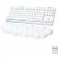 thumbnail image 1 of Logitech G G715 Wireless Gaming Keyboard, Linear Switches (GX Red) and Keyboard Palm Rest, White Mist - Keyboard - tenkeyless - backlit - wireless - Bluetooth, 2.4 GHz - key switch: GX Red Linear, 1 of 9
