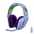 thumbnail image 1 of Logitech G733 LIGHTSPEED Wireless Gaming Headset with suspension headband, LIGHTSYNC RGB, Blue VO!CE mic technology and PRO-G audio drivers, Lilac, 1 of 13
