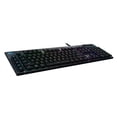 thumbnail image 1 of Logitech G815 RGB Mechanical Gaming Keyboard Clicky - Black, 1 of 8