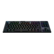 Logitech - G915 LIGHTSPEED Wireless TKL Mechanical Gaming GL Tactile Switch Keyboard with RGB Back Lighting - Black