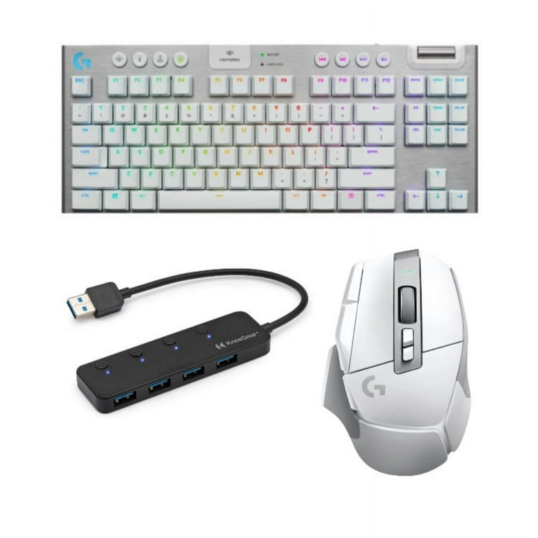 Logitech G915 TKL Tenkeyless Lightspeed Wireless RGB Mechanical Gaming  Keyboard, Low Profile Switch Options, LIGHTSYNC RGB, Advanced Wireless and