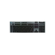 Logitech G915 X LIGHTSPEED Low-Profile Wireless Gaming Keyboard, Double-Shot PBT Keycaps, Fully Programmable Keys, RGB Backlighting, Sleek Aluminum Finishing, GL Red Linear Switches, PC/Mac