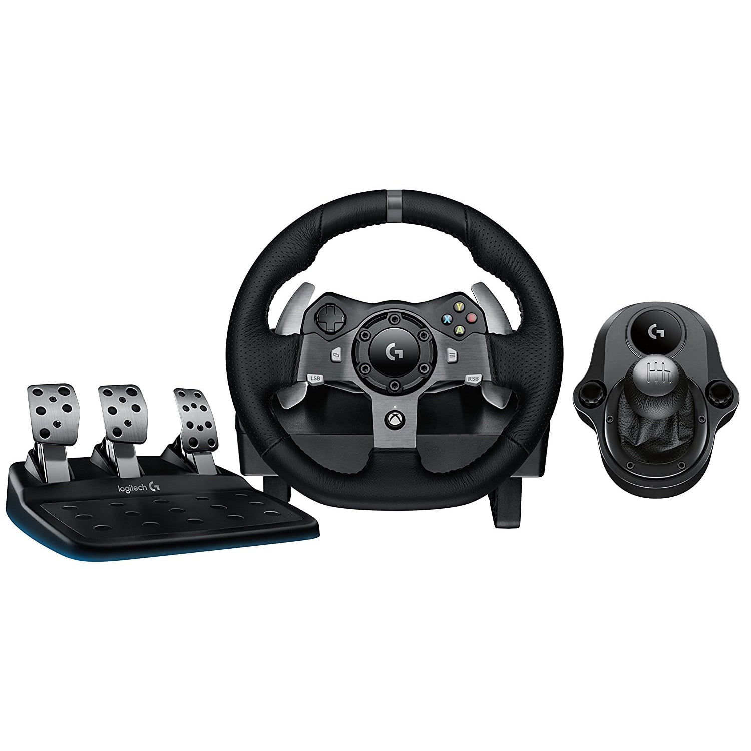 Logitech G27 PC Playstation Force Feedback Racing Steering Wheel Simulator  Brand New