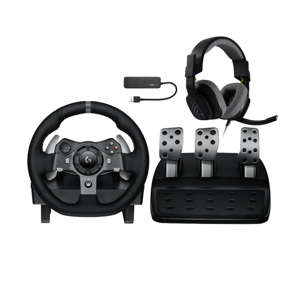  Logitech G29 Driving Force Racing Wheel and Pedals, Force  Feedback, Real Leather + ASTRO A10 Gen 2 Wired Headset - For PS5, PS4, PC,  Mac - Black