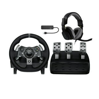 Logitech G920 Driving Force Racing Wheel + Floor Pedals + Driving Force  Shifter + A20 Wireless Gaming Headset Bundle - Xbox X|S/Xbox One/PC