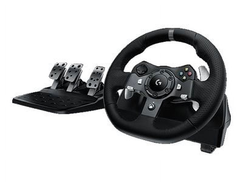 Logitech G920 Driving Force Racing Wheel and Floor Pedals for Xbox Series X|S, Xbox One, PC, Mac, Black - image 1 of 3