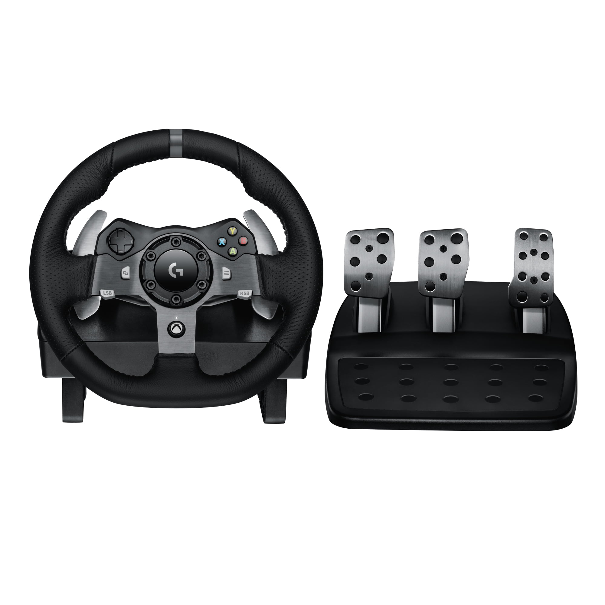 Kristendom glide beholder Logitech G920 Driving Force Racing Wheel and Floor Pedals for Xbox Series  X|S, Xbox One, PC, Mac, Black - Walmart.com