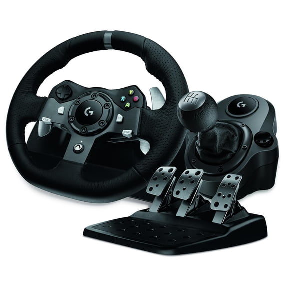 Open Box Logitech G920 Wheel and Shifter Bundle for XBOX, Real Force Feedback, Walmart Exclusive