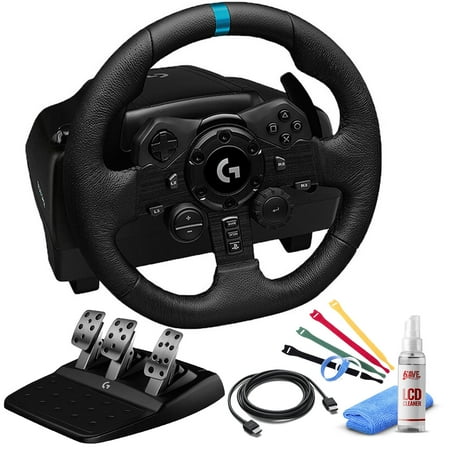 Logitech G923 Racing Wheel and Pedals For PC, PS4, PS5 with Accessories