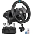 thumbnail image 1 of Logitech G923 Racing Wheel and Pedals Trueforce Sim Driving Wheel For PC, PS4, PS5 with Logitech Shifter, 1 of 8