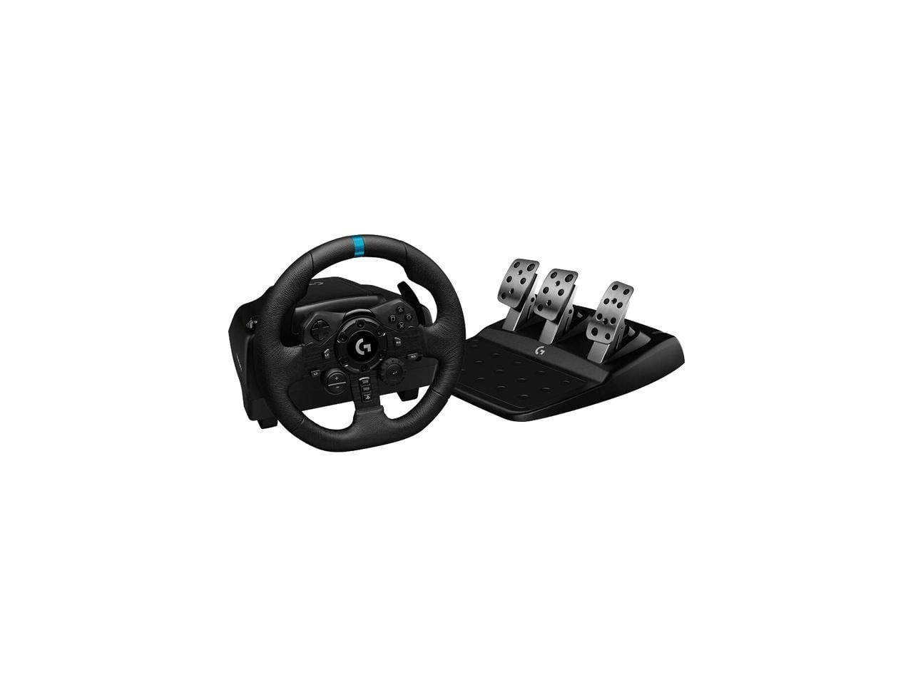 Logitech G923 PS5/PS4/PC TRUEFORCE Racing Wheel & Pedals/1000 Hz Force  Feedback