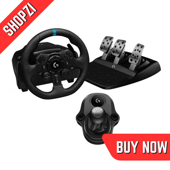 Logitech G923 SE Racing Wheel + Accessories Combo for PlayStation and PC