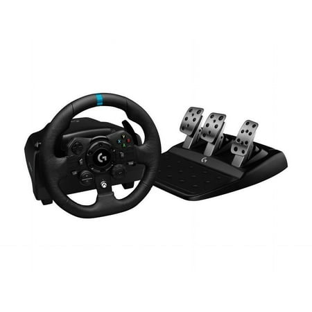 Logitech - G923 Racing Wheel and Pedals for Xbox Series X|S, Xbox One and PC - Black