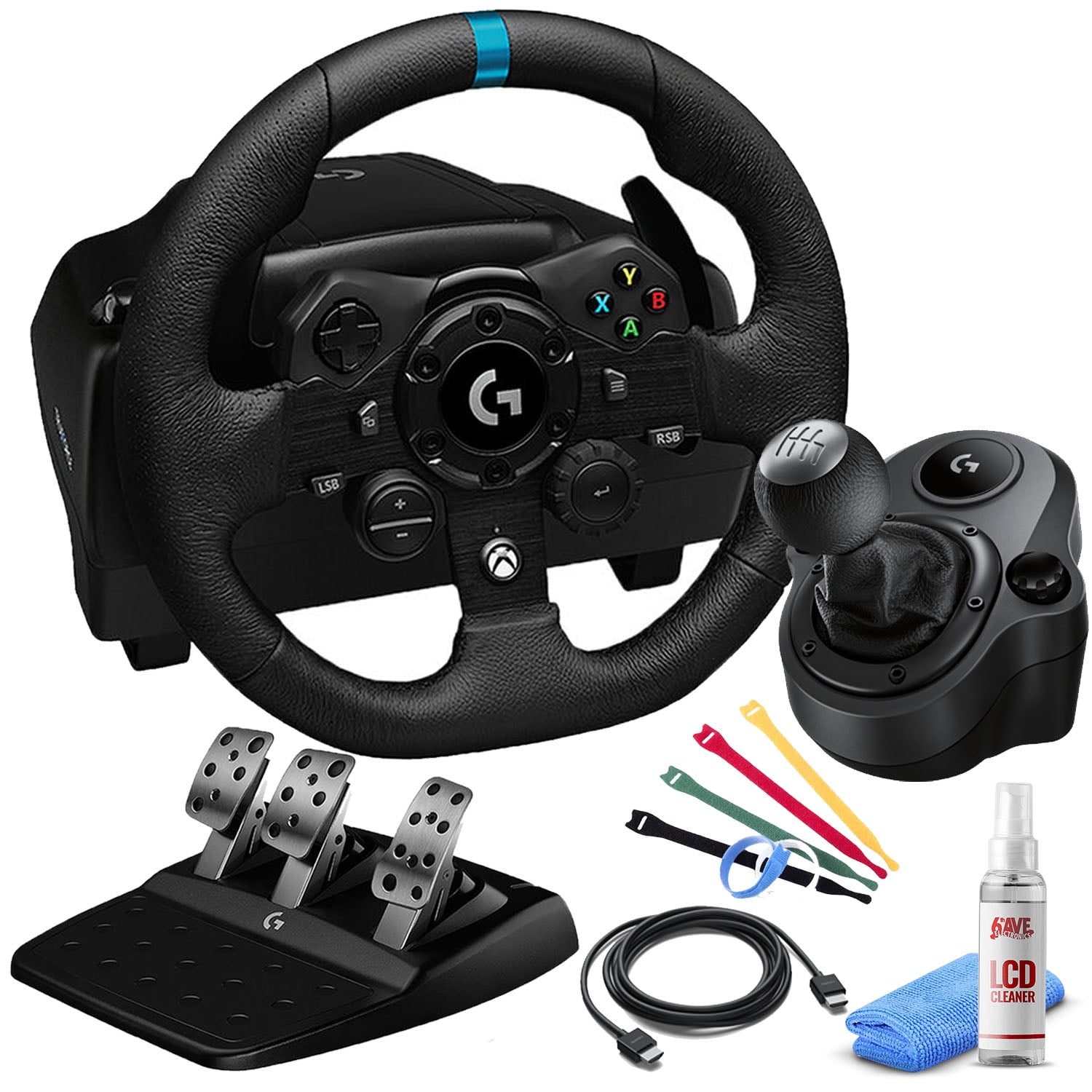  Logitech G923 Racing Wheel and Pedals for Xbox X