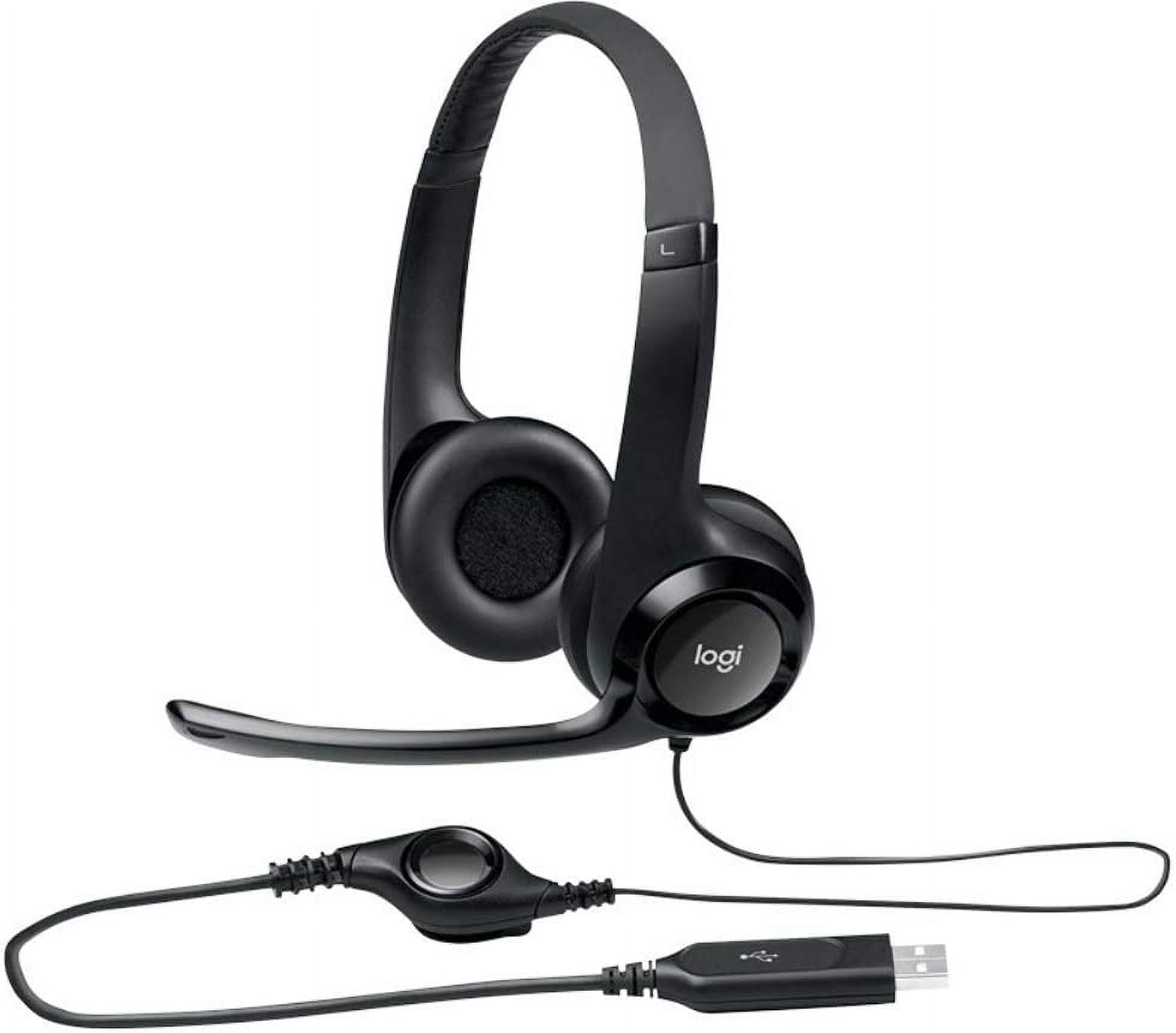 Logitech H390 ClearChat Comfort USB Headset with Microphone (981-000014) - image 1 of 7