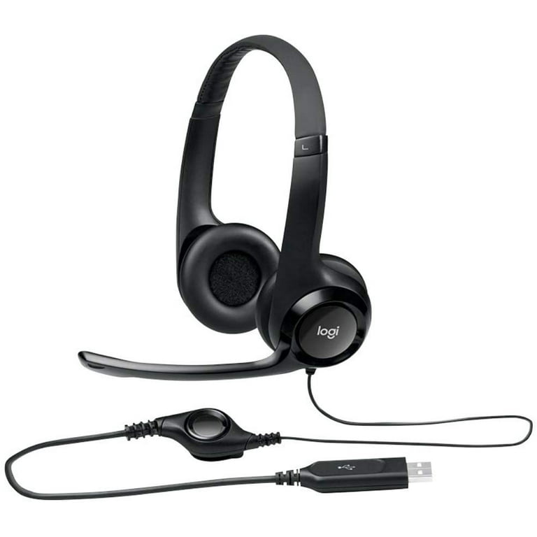 Logitech H390 ClearChat Comfort USB Headset with Microphone 981 000014
