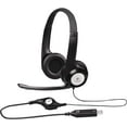 thumbnail image 1 of Logitech H390 USB Computer Headset with Noise Canceling Microphone (981-000014), 1 of 4