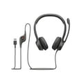 thumbnail interactive-video image 1 of Logitech H390 Wired USB Headset, Stereo Headphones with Noise-Cancelling Microphone, USB, In-Line Controls, Black (981-000310), 1 of 10
