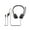 Black, variant on Logitech H390 Wired USB Headset, Stereo Headphones with Noise-Cancelling Microphone, USB, In-Line Controls, Black (981-000310)