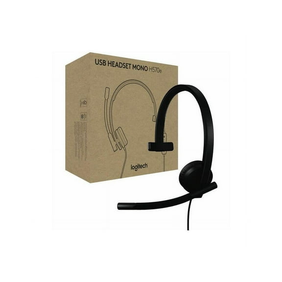 Logitech H570e USB Headset with Microphone for PC and Mac