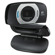 Logitech HD Laptop Webcam C615 with Fold-and-Go Design, 360-Degree Swivel, 1080p Camera