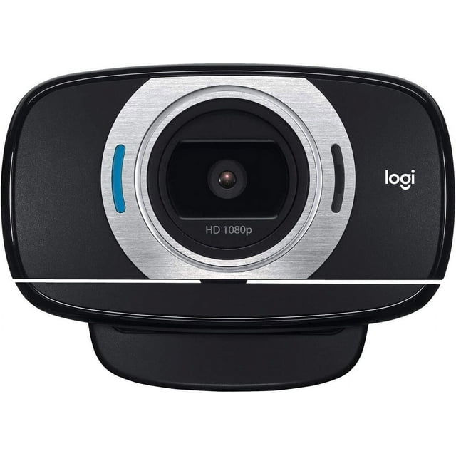 Logitech HD Laptop Webcam C615 with Fold-and-Go Design 360-Degree Swivel, 1080p