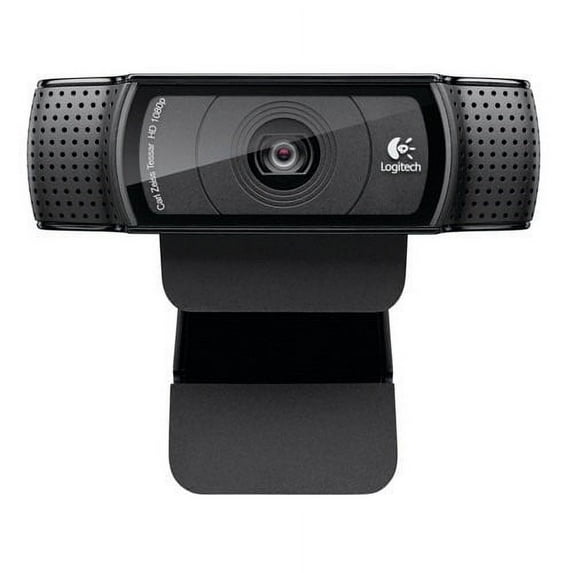 Logitech HD Pro Webcam C920, Widescreen Video Calling and Recording, 1080p Camera, Desktop or Laptop Webcam