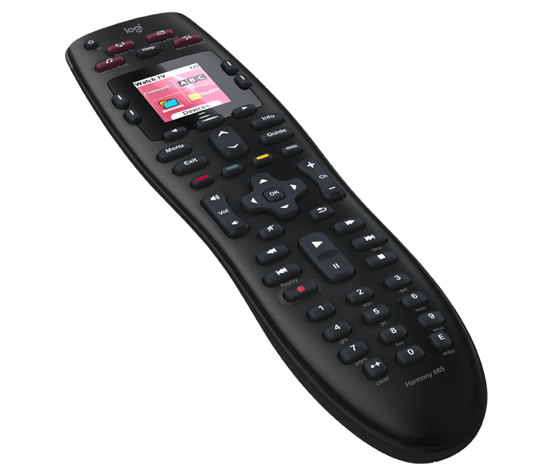 Ed personale Bebrejde Logitech - Harmony 665 10-Device Universal Remote - Black - Walmart.com