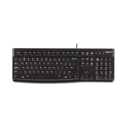 Logitech K120 USB Wired Keyboard Full-Size, Spill-Resistant