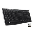 thumbnail image 1 of Logitech K270 Wireless Keyboard for Windows, 2.4 GHz Wireless, Full-Size, Number Pad, 8 Multimedia Keys, 2-Year Battery Life, Compatible with PC, Laptop, 1 of 5